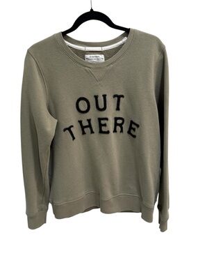 REI Cooperative Stitched Logo “Out There” Sweatshirt Green XL Womens Cabincore